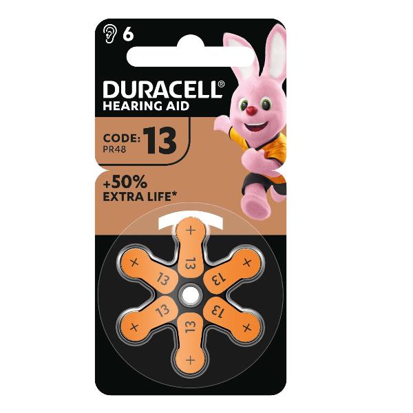 DURACELL EasyTab Batterie Acustiche Arancio