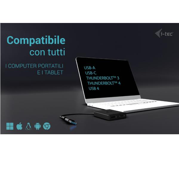 Adattatore Video Universale USB-A/USB-C a Doppio Monitor Display Port 4K (2xDP) 2