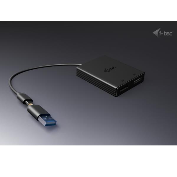 Adattatore Video Universale USB-A/USB-C a Doppio Monitor Display Port 4K (2xDP) 6
