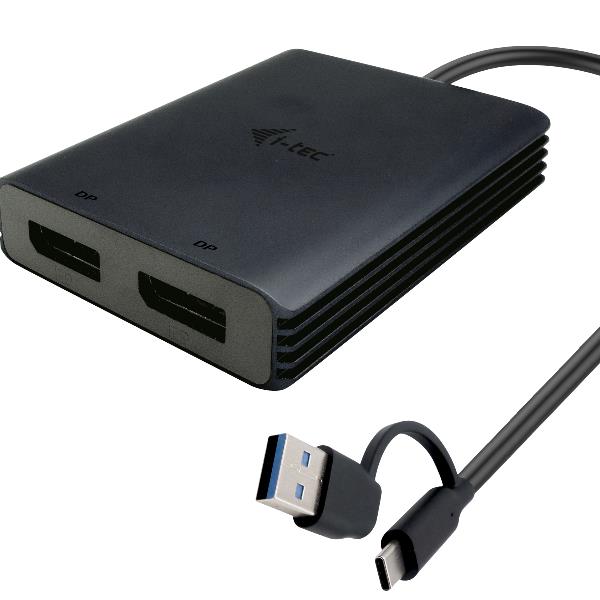 Adattatore Video Universale USB-A/USB-C a Doppio Monitor Display Port 4K (2xDP) 8