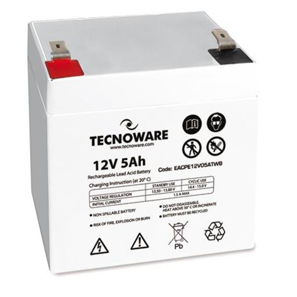 TECNOWARE S.R.L. POWER BATTERY TECNOWARE 12V 5AH FASTON 6,3 MM