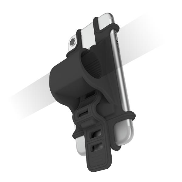CELLY EASYBIKE - Supporto da manubrio per smartphone universale utilizzabile per bici, ebike, materiale morbido e flessibile, sistema di fissaggio semplice