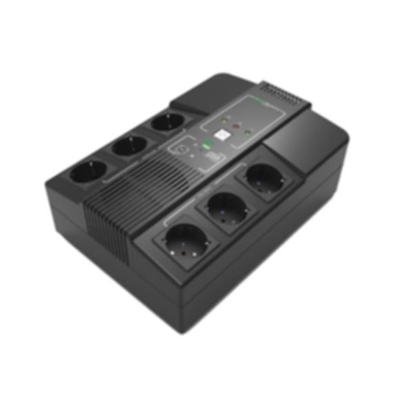 NAICON MULTIPRESA - LINE INTERACTIVE 800 VA 480 W CON 6 PRESE SHUKO E USB