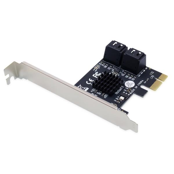ADATTATORE PCI-e 4-PORTE SATA con Cavo SATA 3
