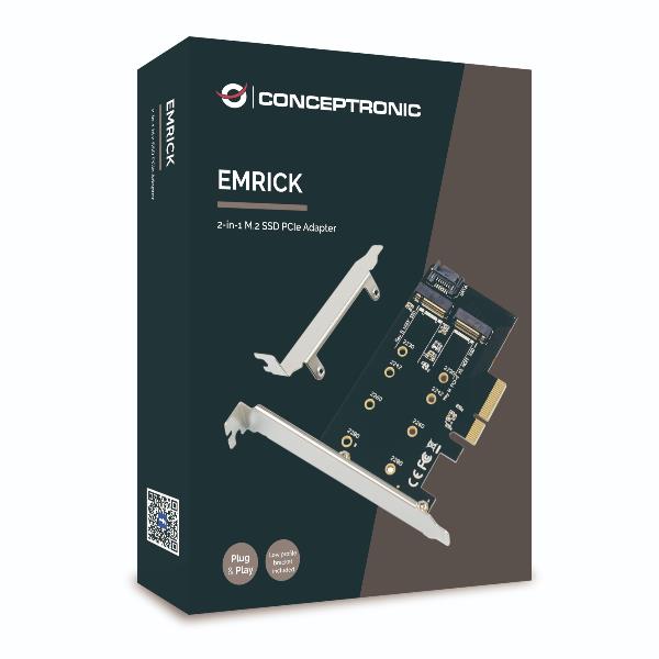 ADATTATORI PCIe 2-in-1 M.2 SSD SATA NVMe 5