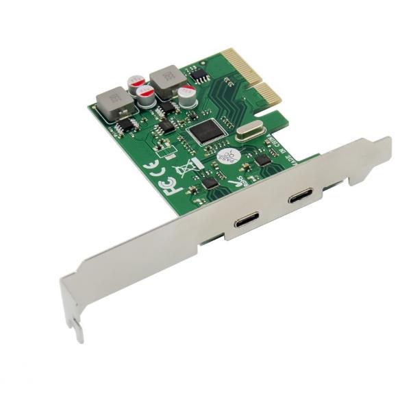 SCHEDA PCI EXPRESS 2 PORTE USB 3.2 Gen 2 Type-C, autoalimentata 4