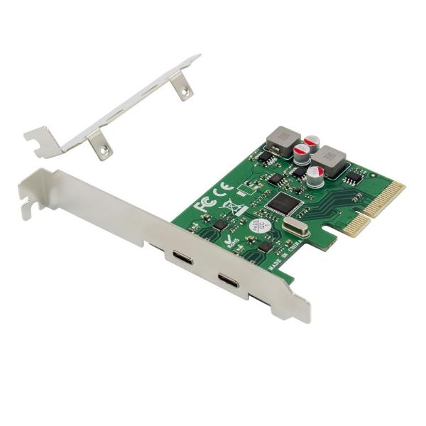 SCHEDA PCI EXPRESS 2 PORTE USB 3.2 Gen 2 Type-C, autoalimentata 7