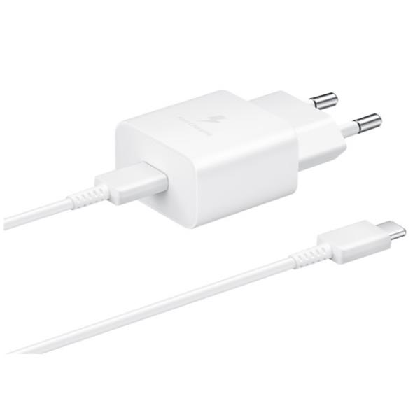 CHARGER 15W TYPEC WHITE CON CAVO 3