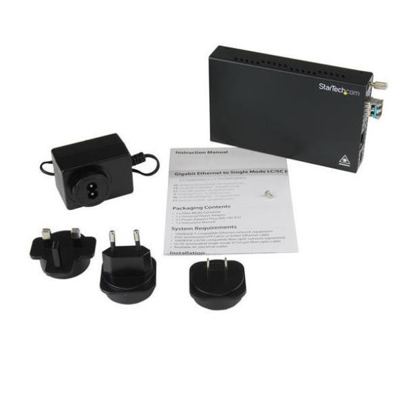 Convertitore media Fibra SM SC 30km 4