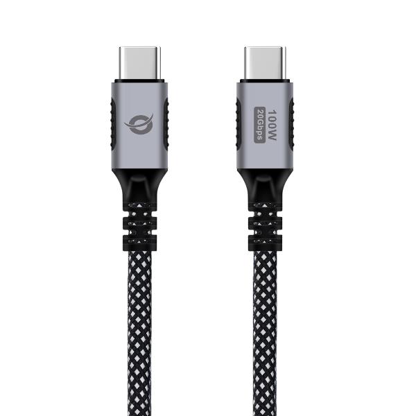 CONCEPTRONIC CAVO USB 3.2 GEN 2x2 C-C PD 3.0 100W, 20V 5A, 20Gbps, 4K60Hz, E-Mark, 2m