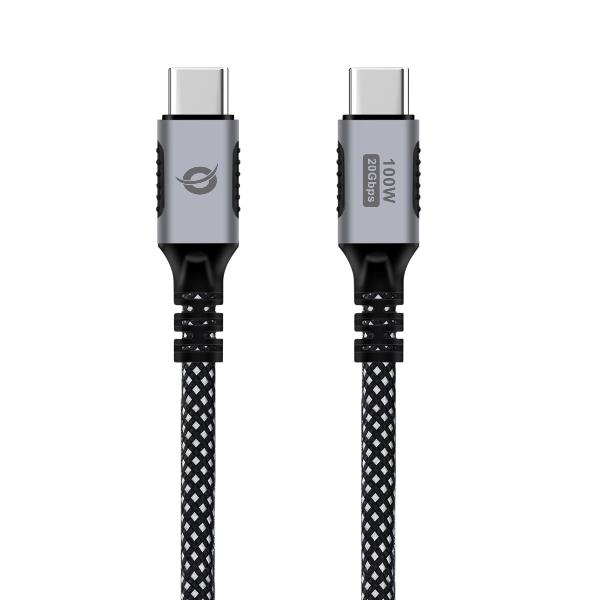 CAVO USB 3.2 GEN 2x2 C-C PD 3.0 100W, 20V 5A, 20Gbps, 4K60Hz, E-Mark, 2m 2