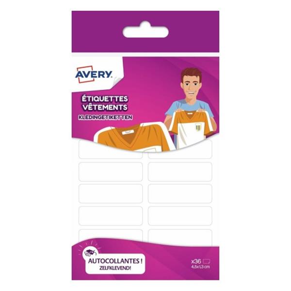 CONSUMABILI AVERY ETICHETTE PER TESSUTI