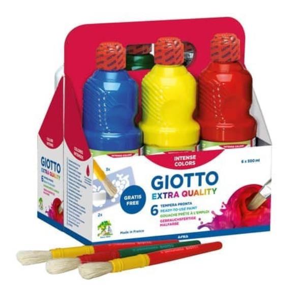GIOTTO TEMPERA PRONTA 500ML ASSORTITI