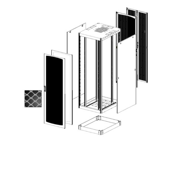 TECNOSTEEL RACK 42U 800X1000X2057