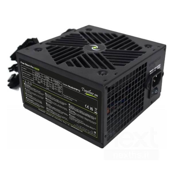 NEO Tecnoware Free Silent Pro 650W 80+ Silver PFC Attivo ATX