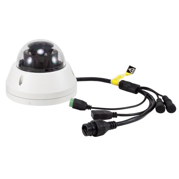 LEVELONE FCS-3307 - TELECAMERA IP HUBBLE DOME FISSA 5MP, POE 802.3af, Audio 2-vie, IP68, IK10 6