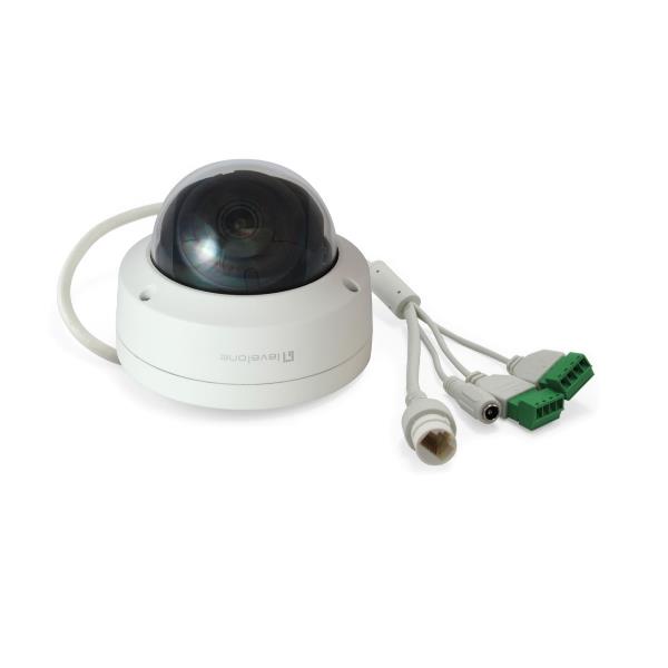 LEVELONE FCS-3404 - TELECAMERA IP DOME FISSA GEMINI 6MP, PO3 802.3AF, H.265, IP67 4