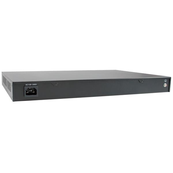 LEVELONE FGP-2831 - SWITCH 28-PORTE FAST ETHERNET POE 390W - 24x PoE + 2x Gigabit RJ45 + 2x Gigabit SFP 5