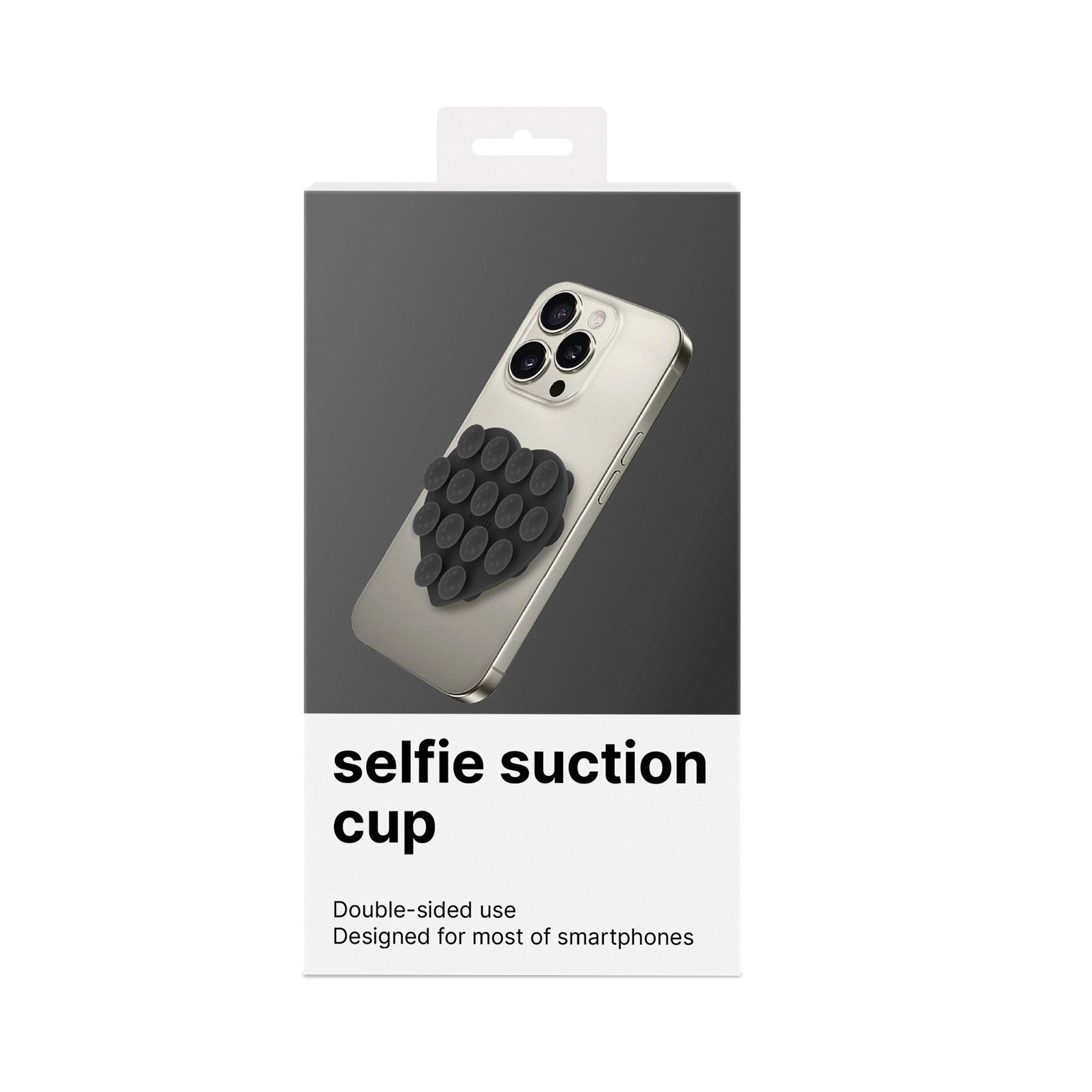 FIXHEART - Ventosa d applicare sul retro dello smartphone, utilizzo video e selfie, materiale silicone, tenuta forte, forma di cuore 4
