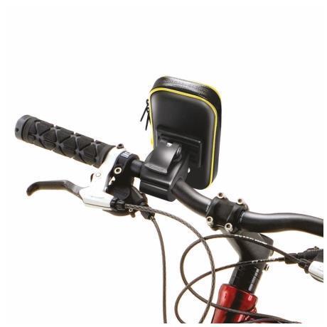 FLEXBIKE - Supporto universale per smartphone, utilizzo con manubri tubolari di bici e ebike, custodia impermeabile, compatibile con smartphone fino a 6.2" dimensione display 4