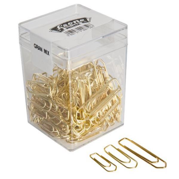 LEONE DELLERA GRAN MIX FERMAGLI OTTONATI MISURE ASSORTITE
