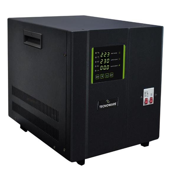 TECNOWARE S.R.L. STABILIZZATORE BIDIREZIONALE MONOFASE 7,5KVA SERVOASSISTITO A CONTROLLO ELETTRONICO CON MICROPROCESSORE