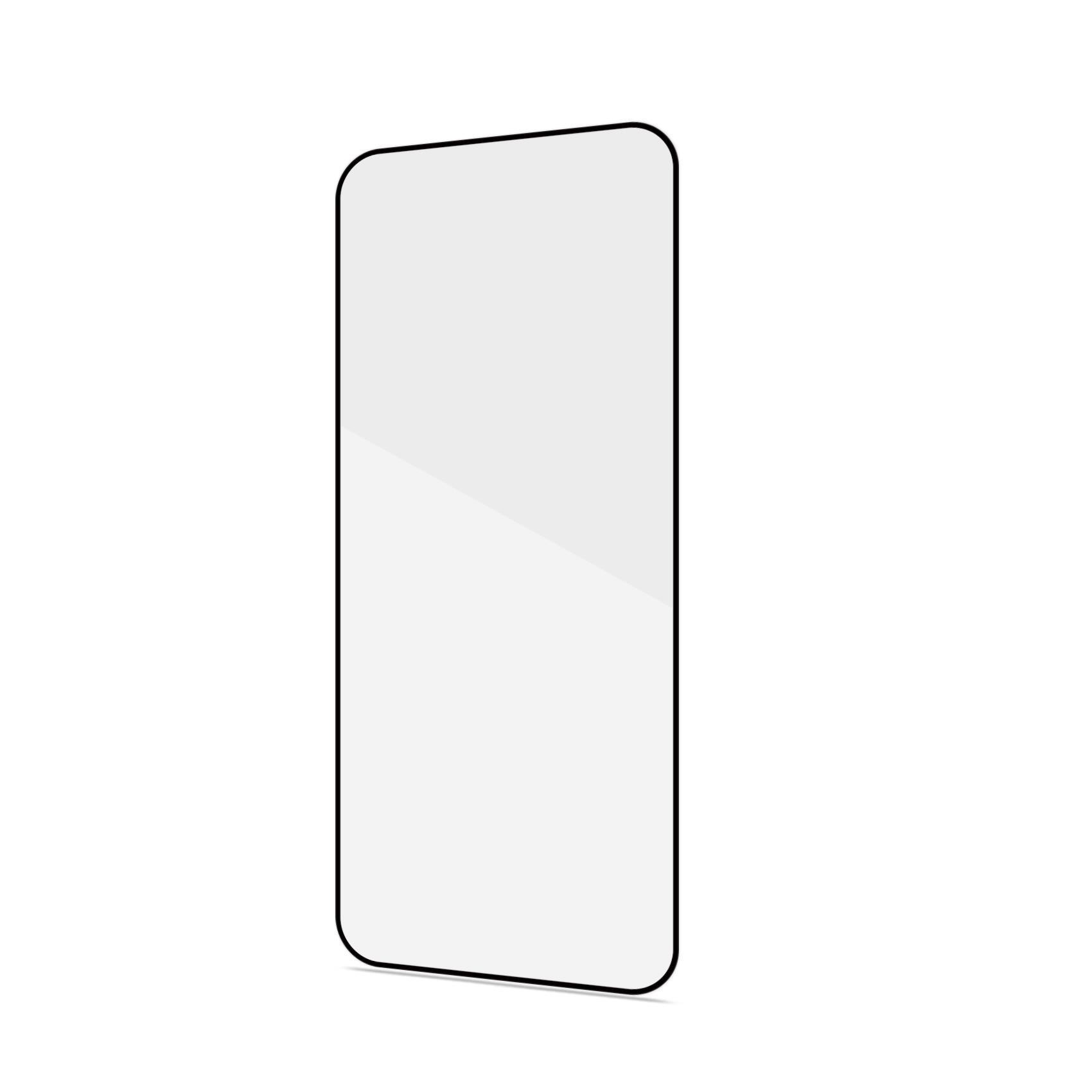 FULLGLASS - Vetro 9H con bordo colorato nero compatibile con Samsung Galaxy S25 FE 4