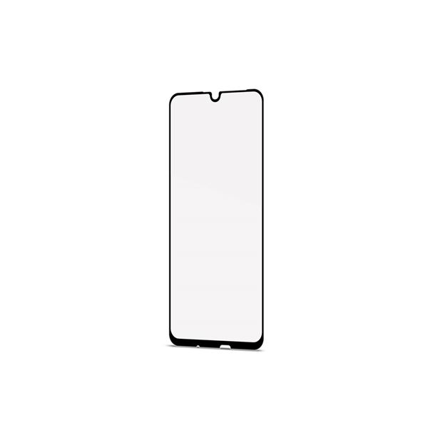 FULLGLASS - Vetro 9H con bordo colorato nero compatibile con Huawei P Smart+ 2019 2