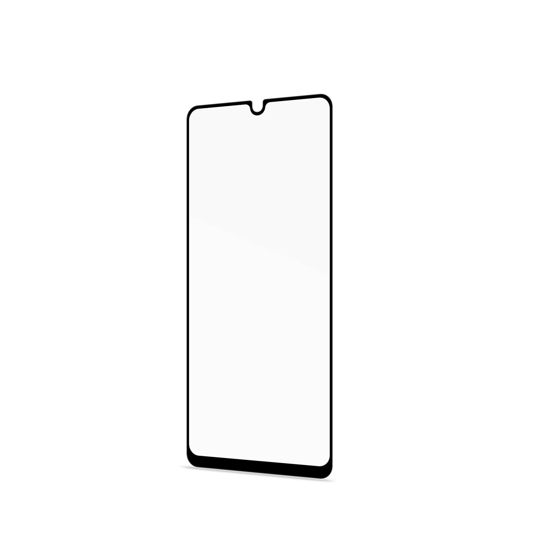 FULLGLASS - Vetro 9H con bordo colorato nero compatibile con Samsung Galaxy A31/ A32 4G/ A32 4G EE/ M32 4G/ A33 5G/ A33 5G EE/ A22 4G 2