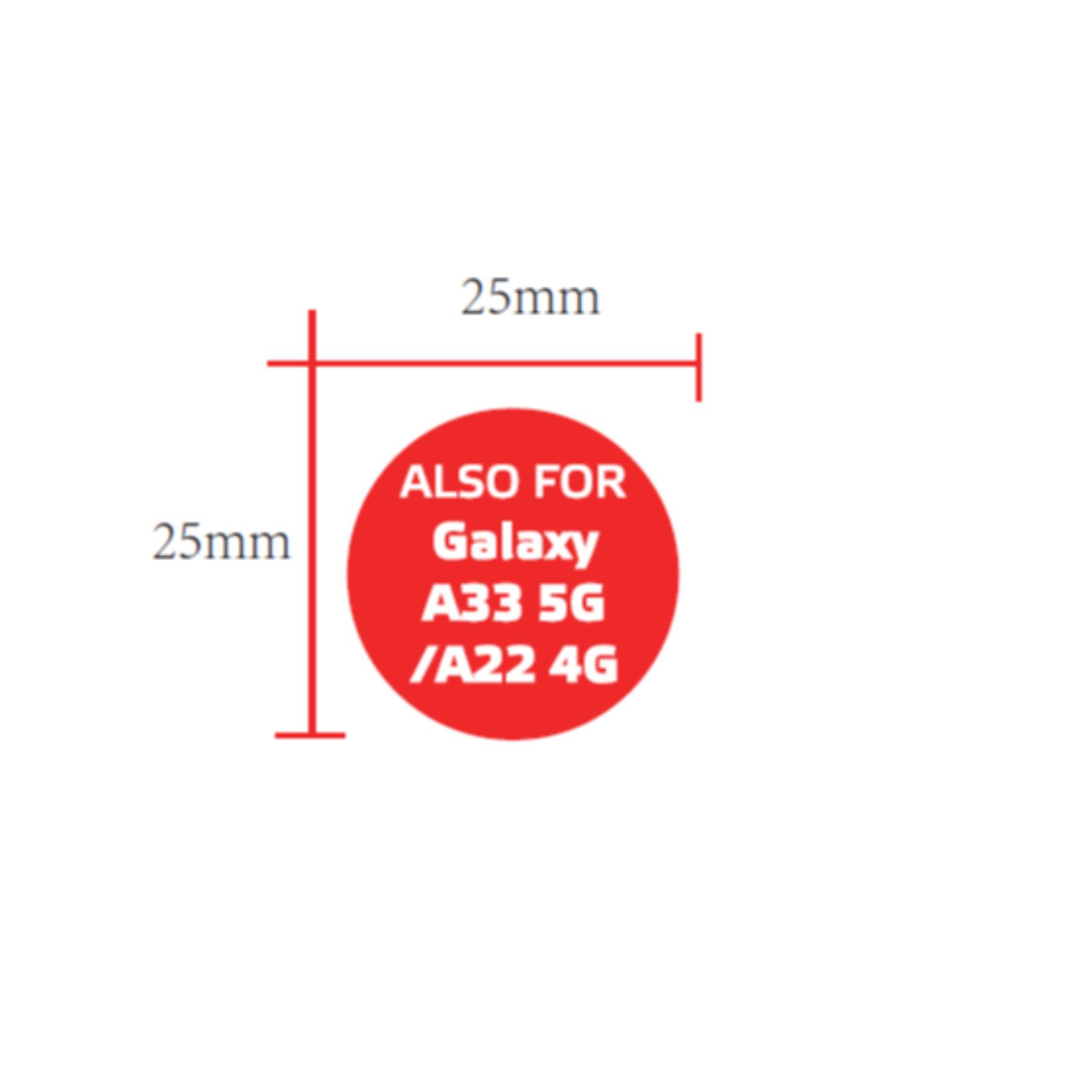 FULLGLASS - Vetro 9H con bordo colorato nero compatibile con Samsung Galaxy A31/ A32 4G/ A32 4G EE/ M32 4G/ A33 5G/ A33 5G EE/ A22 4G 6