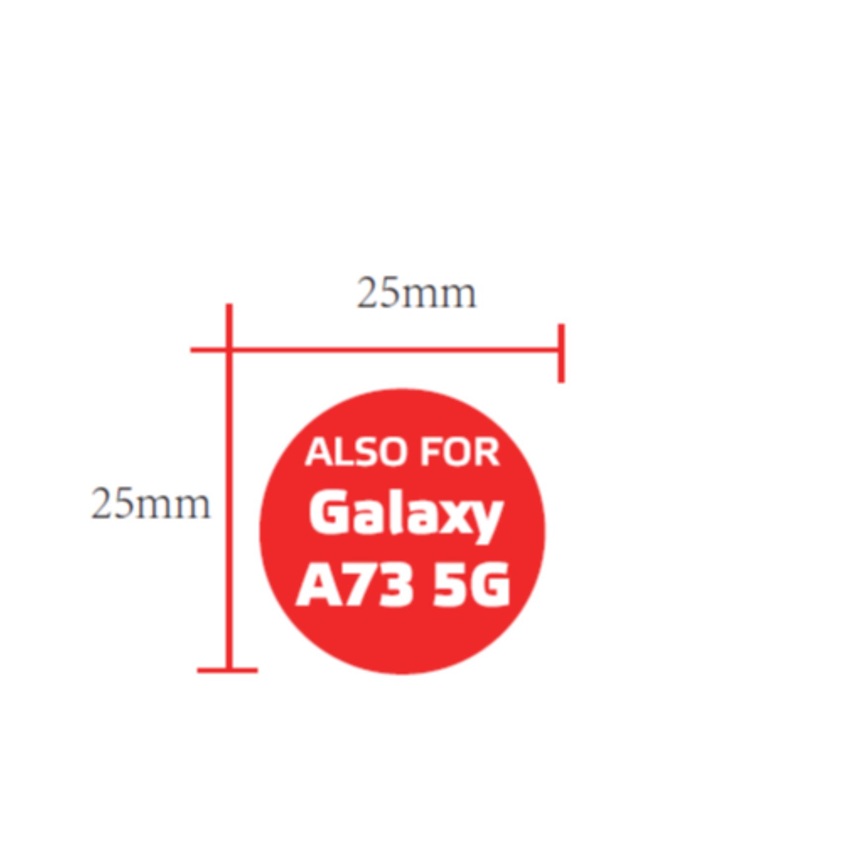 FULLGLASS - Vetro 9H con bordo colorato nero compatibile con Samsung Galaxy A72 5G/ A72 4G/ A73 5G 6