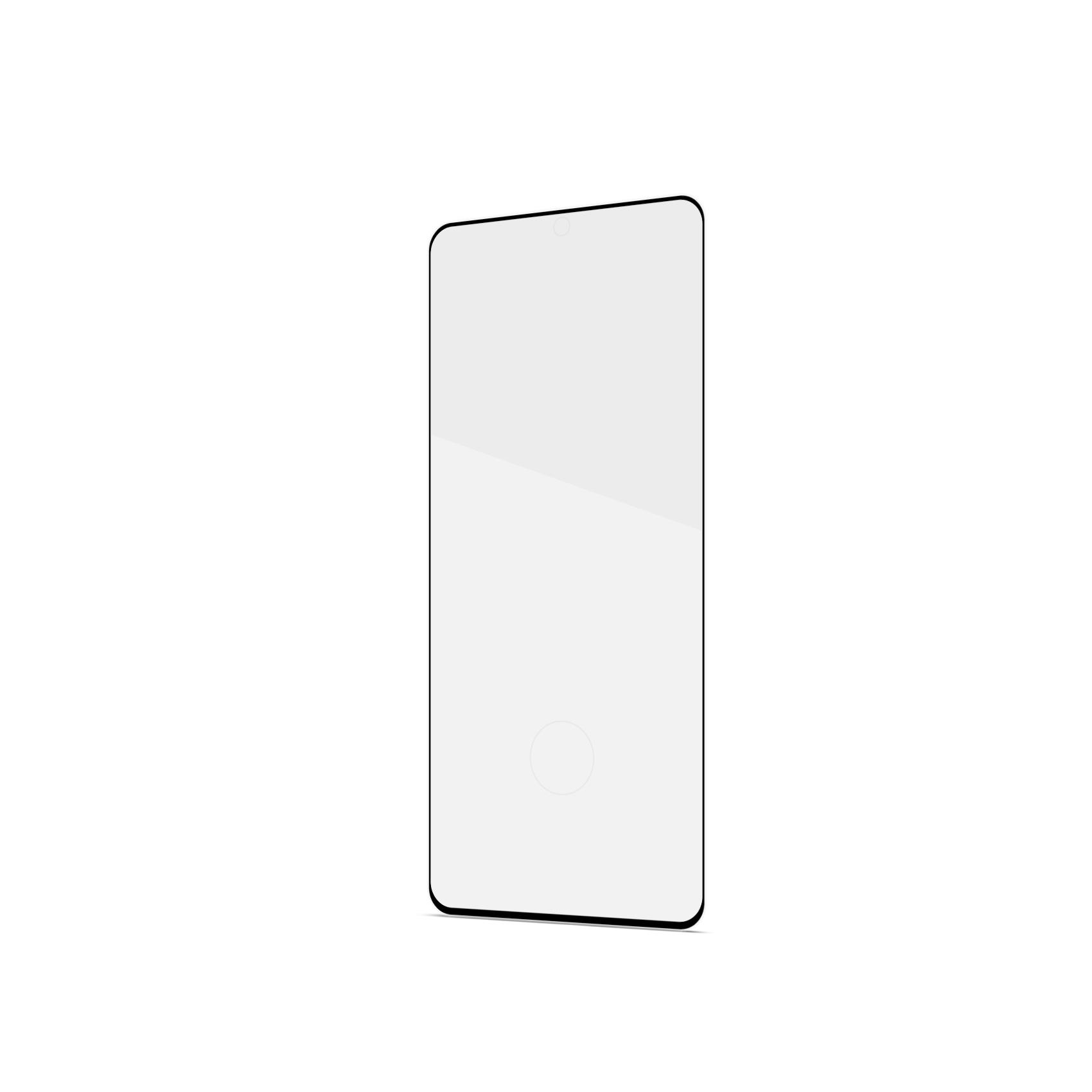 FULLGLASS - Vetro 9H con bordo colorato nero compatibile con Samsung Galaxy S21 5G/ Galaxy S21 5G Enterprise Edition 3