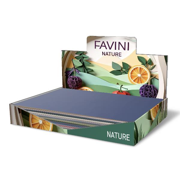CARTOTECNICA FAVINI ESPOSITORE CARTALAB - 130 FOGLI NATURE 25x35