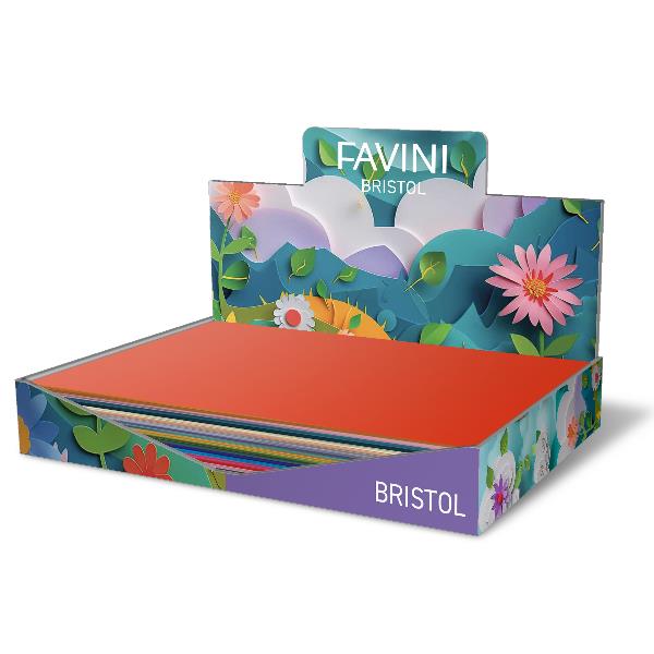 CARTOTECNICA FAVINI ESPOSITORE CARTALAB - 150 FOGLI BRISTOL 25x35