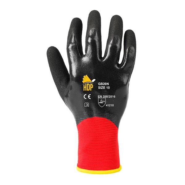 SOTTOZERO GUANTO NYLON/SPANDEX SABBIATO RICOPERTO TG.8- 12PA