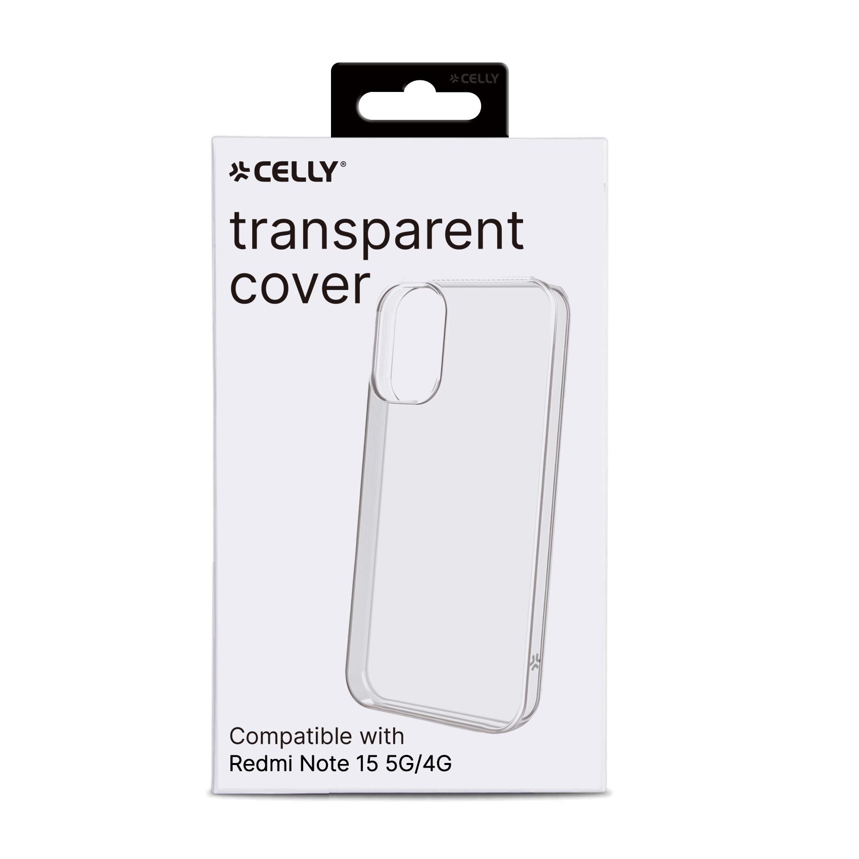 GELSKIN - Cover morbida trasparente in TPU compatibile con Xiaomi Redmi Note 15 5G/ Redmi Note 15 4G/ Poco M8 5G 4