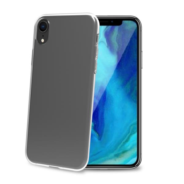 GELSKIN - Cover morbida trasparente nero in TPU compatibile con Apple iPhone Xr 2