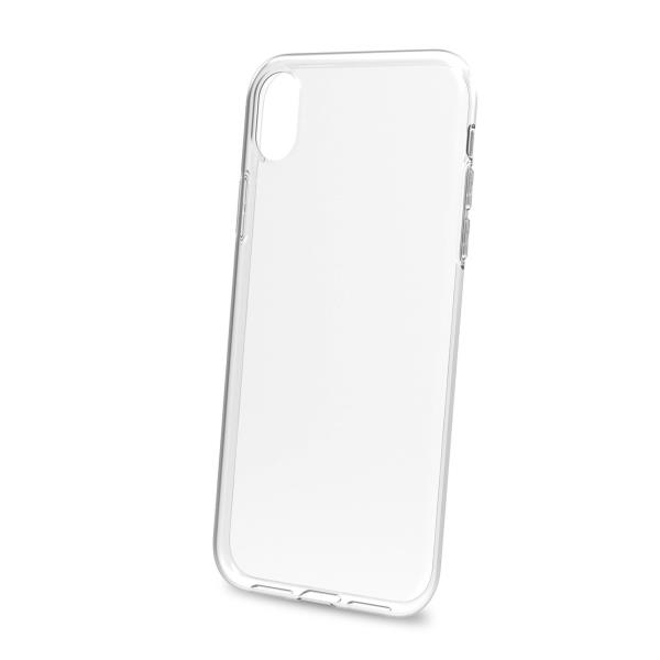GELSKIN - Cover morbida trasparente nero in TPU compatibile con Apple iPhone Xr 3
