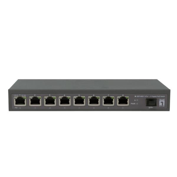 LEVELONE GEP-0925 - SWITCH PoE 9-PORTE 2,5 Gigabit, 8x PoE, 1x 10G/SFP+, 120W 3