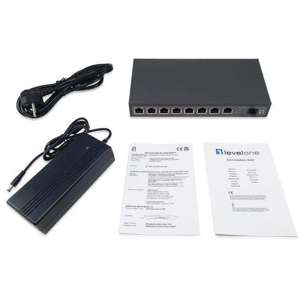 LEVELONE GEP-0925 - SWITCH PoE 9-PORTE 2,5 Gigabit, 8x PoE, 1x 10G/SFP+, 120W 7