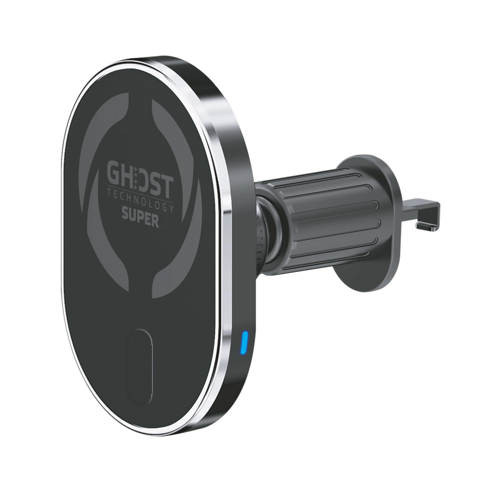 CELLY GHOSTSUPERMAGCH - 15W Wireless Charger Car Holder compatible with Magsafe technology