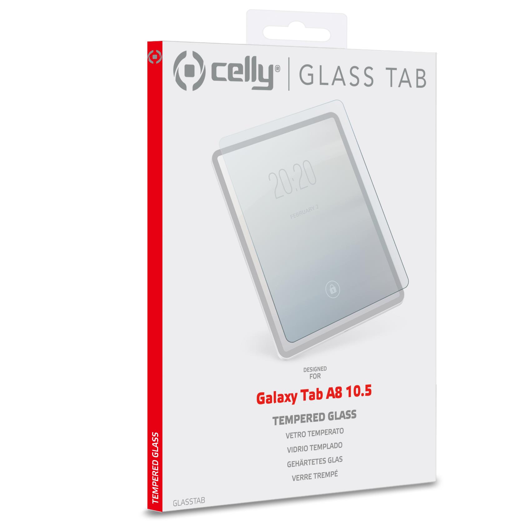GLASSTAB - Vetro 9H con spessore 0.3 mm compatibile con Samsung Galaxy Tab A8 10.5" 5