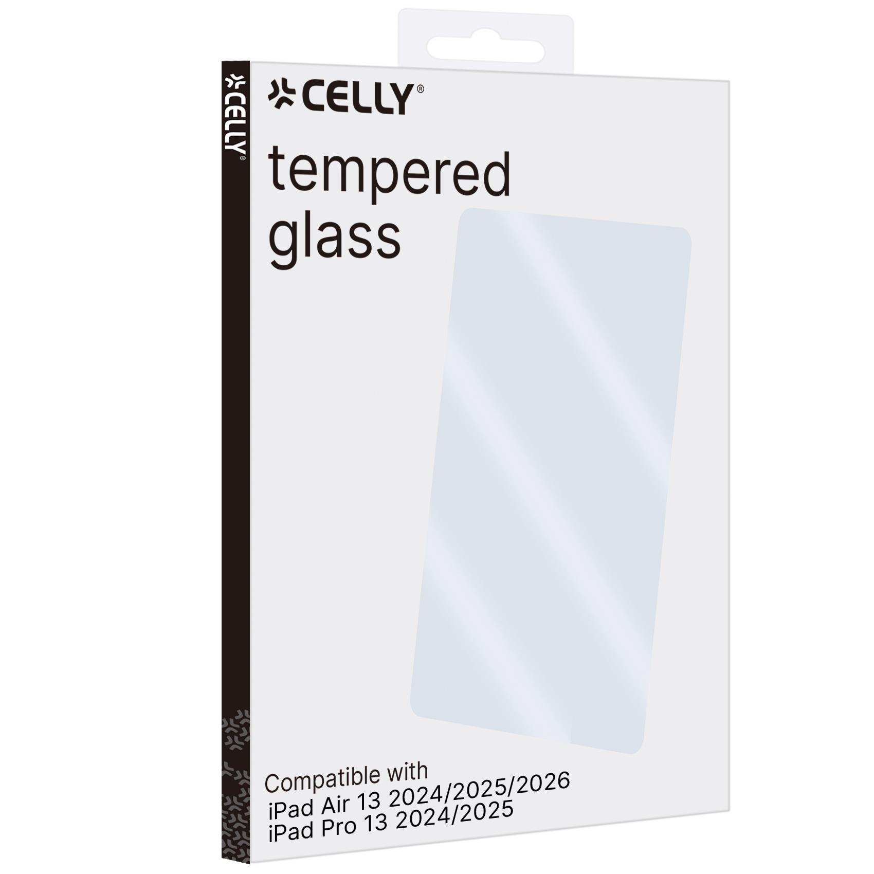 GLASSTAB - Vetro 9H con spessore 0.3 mm compatibile con Apple iPad Air 13 2024/ 2025/ 2026/ iPad Pro 13 2024/ 2025 4