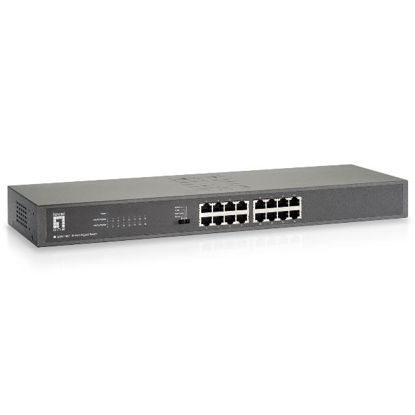 LEVELONE LEVELONE GSW-1657 - SWITCH 16-PORTE GIGABIT