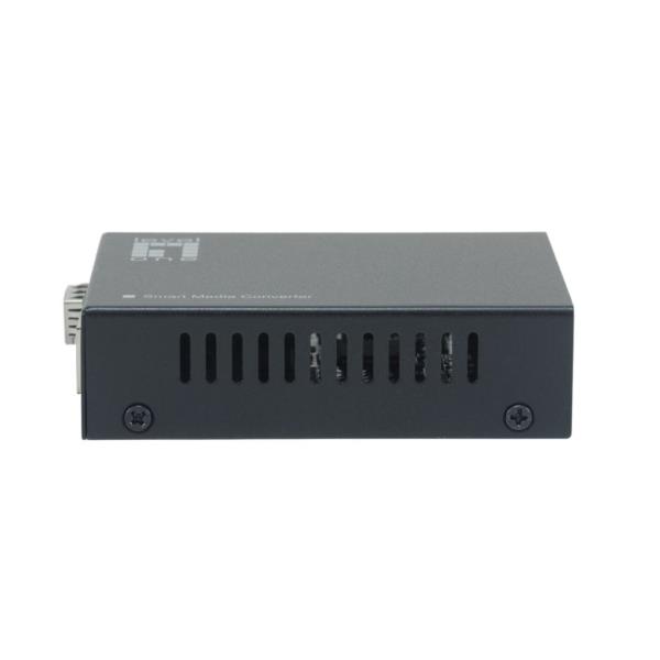 LEVELONE GVM-2000 - MEDIA CONVERTER Gigabit RJ45-SFP intelligente, compatibile con chassis montabile su rack da 19" 4