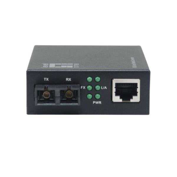 LEVELONE GVM-2001 - MEDIA CONVERTER Smart Gigabit RJ45-SC, Fibra Multi-Mode, 850nm, 500M, Compatibile con chassis montabile su rack da 19" 2