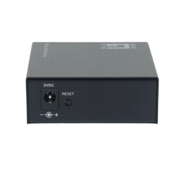 LEVELONE GVM-2002 - MEDIA CONVERTER Smart Gigabit RJ45-SC, fibra monomodale, 1310 nm, 20 km, compatibile con chassis montabile su rack da 19" 2