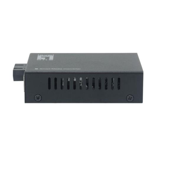 LEVELONE GVM-2002 - MEDIA CONVERTER Smart Gigabit RJ45-SC, fibra monomodale, 1310 nm, 20 km, compatibile con chassis montabile su rack da 19" 5