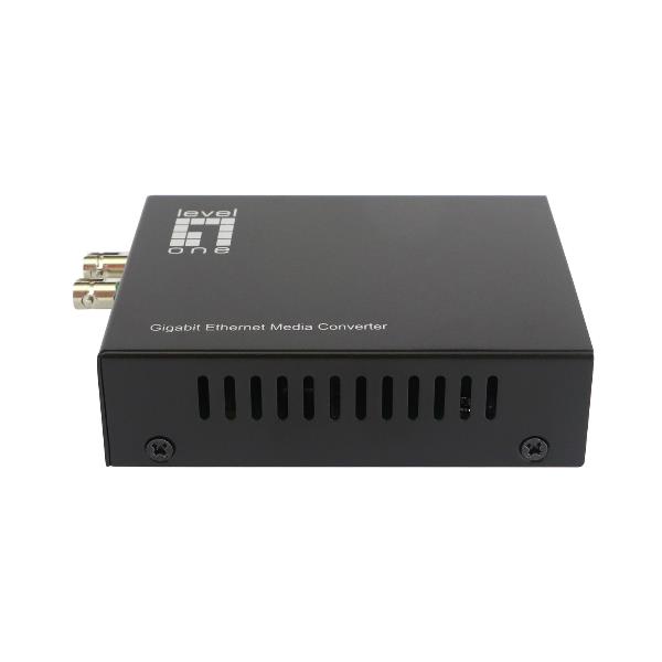 LEVELONE GVT-2003 - MEDIA CONVERTER GIGABIT da RJ45 a ST, fibra monomodale, 1310nm, 20 km 4