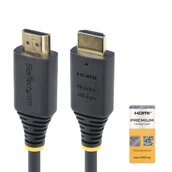 StarTech Cavo HDMI ad alta velocità certificato Premium da 1,5m